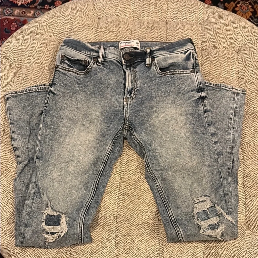 Abercrombie kids stacked skinny jeans size 13/14